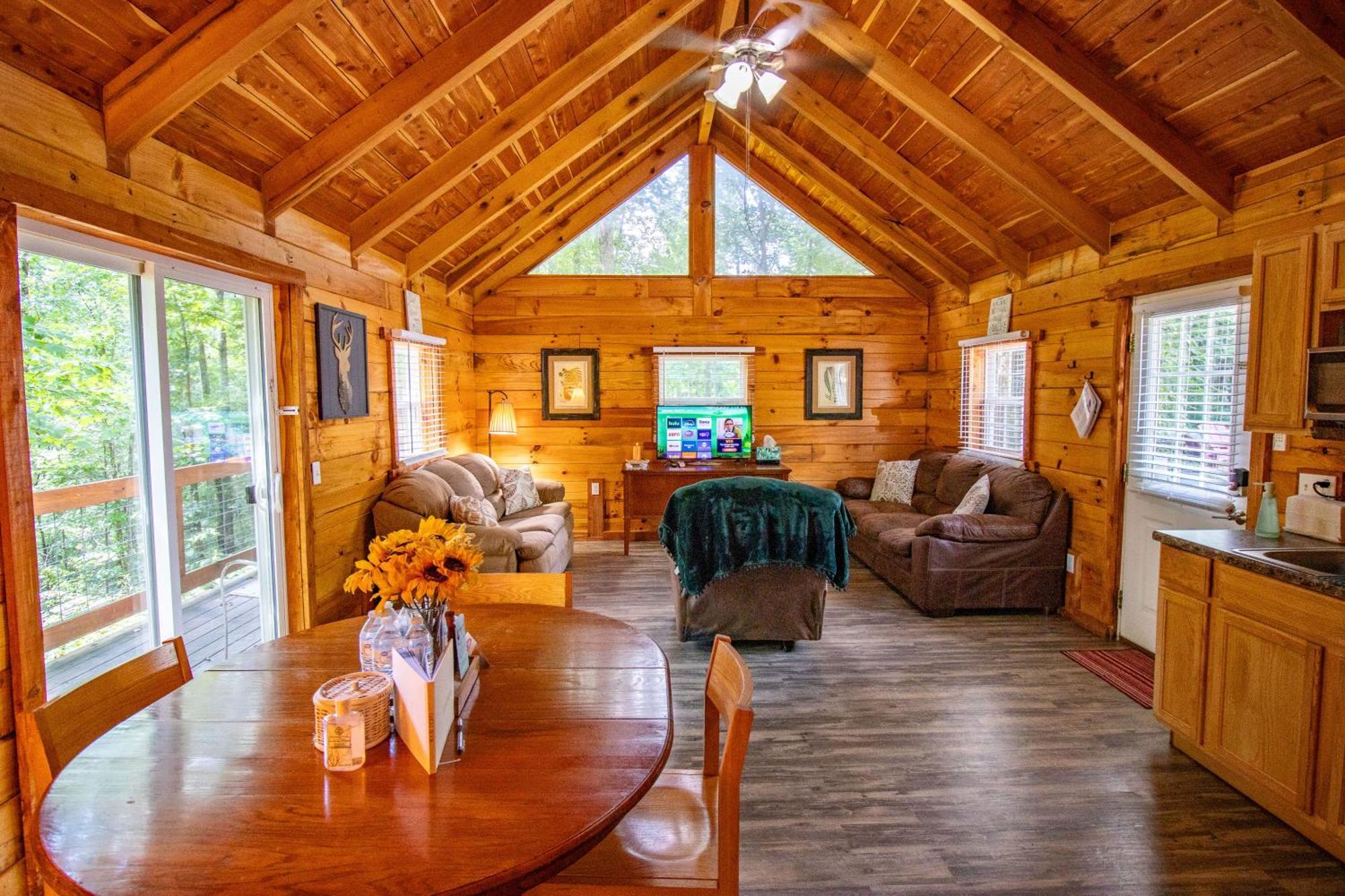 Kozy Haven Log Cabin Rentals Columbia Exterior foto